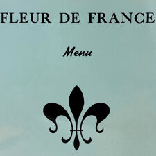 1960s Fleur De France French Restaurant Menu 3148 Geary Boulevard San Francisco picture