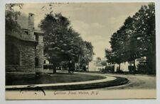 1907 NY Postcard Walton New York Gardiner Place street view houses Delaware Cty picture