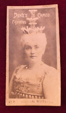 Vintage 1880s Duke’s Cameo Cigarette Tobacco Card Advertising Lillian Russell picture