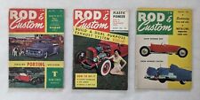 Lot of 3 Rod & Custom Magazines from 1954 - July August September - Vintage picture