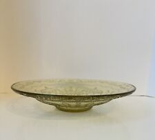 Federal Glass Co. Madrid Vintage Depression Glass Low Console Bowl  picture