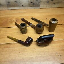 Lot of 5 Estate Pipes, Medico, Corn Cob, Wellworth, Holland Shoe Tobacco Smoking picture