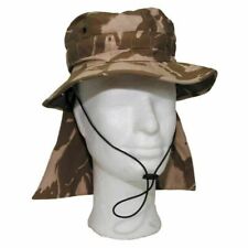 British Army Genuine Desert DPM Camo Boonie /Bush Hat with flap Brand new picture