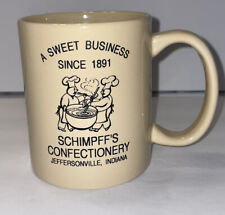 Schimpff’s Confectionery Jeffersonville, IN Coffee Cup Mug A Sweet Business 1891 picture