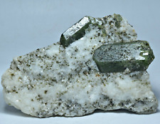 1090 GRAM NATURAL TERMINATED HUGE DIOPSIDE CRYSTALS ON MATRIX FROM AFGHANISTAN picture