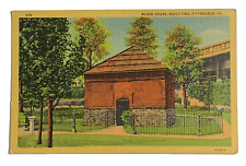 Fort Pitt Block House Built 1764 Pittsburgh Pennsylvania Postcard Linen Unposted picture