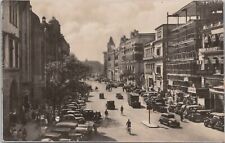 RPPC ** Calcutta India Street Scene on Clive Street 1930s era picture