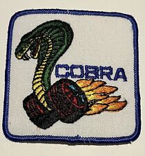 vintage cobra racing patch picture