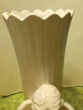 Napco Vintage Ceramic Angel/ Cherub Vase picture