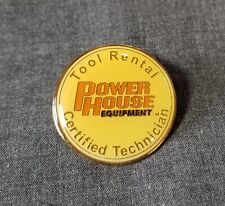 LMH Pin Pinback POWER HOUSE Powerhouse Tool Rental HOME DEPOT Employee Certifd picture