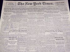 1948 MARCH 3 NEW YORK TIMES RAG EDITION - TALKS ON PALESTINE URGED - NT 2905 picture