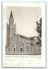 1906 First Church Of Christ Scientist Concord New Hampshire NH Antique Postcard picture