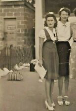 Vintage Photo Women Outdoors Dresses & Skirt Philadelphia Women's Interest 1940s picture