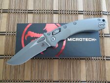 MICROTECH AMPHIBIAN Natural Clear Fluted Aluminum M390MK Apocalyptic Finish picture
