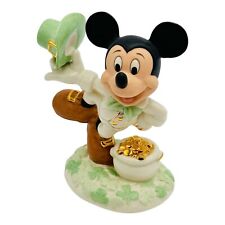 Lenox Disney Showcase Top O’ The Mornin’ Figurine Irish Mickey Mouse picture