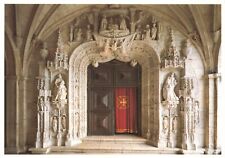 Postcard Portugal Lisbon Jerónimos Monastery Church Main Doorway 1517 picture