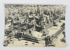 RPPC Aerial view of Angkor Temple Cambodia Real Photo Postcard picture