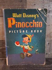 Vintage 1939 1940 Walt Disney's Pinocchio Picture Book picture