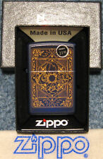 ZIPPO ELEMENTS DESIGN  Lighter FLAME Wind WATER  Earth 48958  Sealed NEW Mint picture