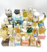 Vintage Figural Avon Perfume Bottles In Box - Birds, Animals - Lot Of 26 picture