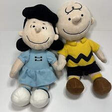 Kohl's Cares PEANUTS 2 Plush Characters Lot Charlie Brown and Lucy picture
