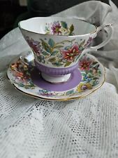 Vintage Royal Albert Tea Cup And Saucer, Jacobean picture