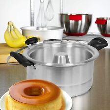 Bene Casa- Aluminum Flan Mold Double Boiler with Glass Lid (1.6 Liter) picture