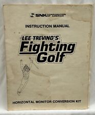 ORIGINAL-SNK-LEE TREVINO'S FIGHTING GOLF-INSTRUCTION MANUAL picture