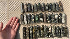 39pcs 2085g 2.25''-3.5'' Natural epidote   tower picture