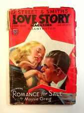 Love Story Magazine Pulp 1st Series Jan 13 1934 Vol. 104 #3 FR picture