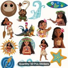 50 Pieces Disney Moana Stickers *Scrapbooking? Many Uses picture