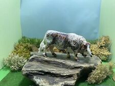 Vintage Britain’s farm English Longhorn Bull, unique customise picture