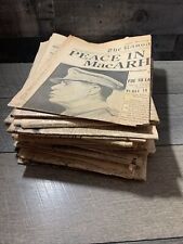 Vintage Kansas City Times World War 2 Time Capsule Coverage newspapers lot Of 24 picture