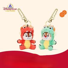 Disney Authentic 2024 New Year Chip Dale Plush Keychain Disneyland exclusive picture