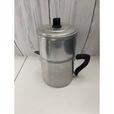 Vintage Chilton Ware 7 Cup Aluminum Coffee Pot Stovetop Percolator Drip  picture