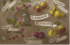 CPA Militaria Fantasy 1914-1918: Language of Fruit. picture