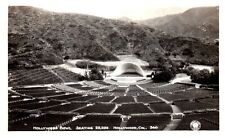 RPPC Hollywood Bowl Hollywood CA Vintage Real Photo Postcard Posted 1946 picture