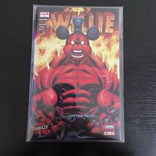 Why not? Willie #1 Red Hulk C2E2 Exclusive Ltd 300 CLEAR BACKING BOARD W/COA NM picture