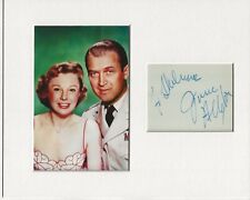 June Allyson the glenn miller story signed genuine authentic autograph AFTAL COA picture