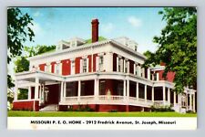 St Joseph MO-Missouri, Missouri PEO Home, Antique, Vintage Postcard picture