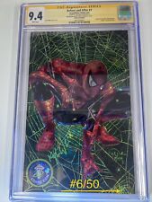 Spider-Man #1 Before & After 6/50 Webs Foil Edition 2/2024 Signed By Kyle Willis picture
