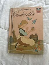 Walt Disney’s Cinderella Book 1974 Good Condition picture