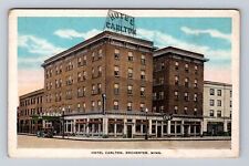Rochester MN-Minnesota, Hotel Carlton Advertising, Antique, Vintage Postcard picture