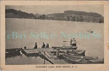 East Berne NY - WARNERS LAKE FROM DOCK - Postcard Catskills picture