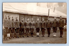RPPC 1915. (12) SOLDIERS POSING. POSTCARD MM27 picture
