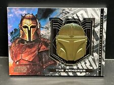 The Armorer 2020 Star Wars The Mandalorian Helmet Silver Medallion #d 01/25 1st picture