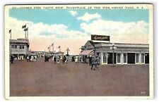 1915-30 Postcard Couse's Pier Candy Shop Boardwalk At The Pier Asbury Park NJ dl picture