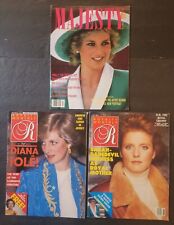 VINTAGE MAJESTY AND ROYALTY MONTHLY MAGAZINES DIANA, FERGIE 1980s VERY NICE picture