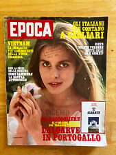 Epoca Magazine June 1979 . Nastassja Kinski photo cover . Pin up inside . NM picture