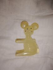 Mid Century Modern Lucite Mouse Figurine Vintage picture